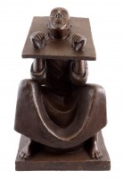 Man in Stocks (1918) - Ernst Barlach - Bronze Figure