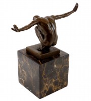 Bronze Figure - Mr. Universe - signed - Milo