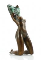 Erotic Figure - Striping Virgin / Woman - sign. Milo after Vital