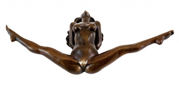 Bondage Girl Chantal - Erotic Sex Bronze - sign. J. Patoue